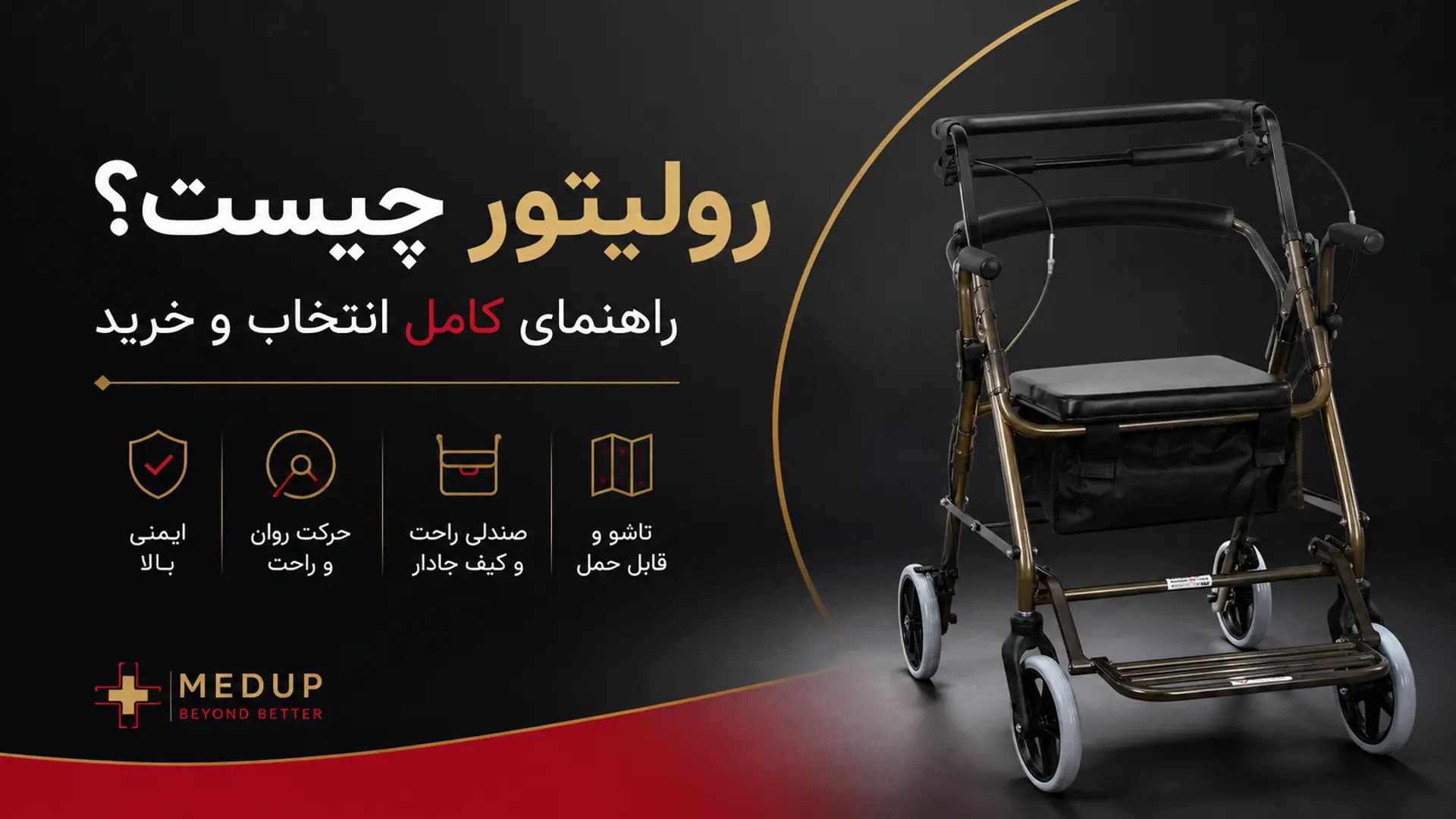 rollator guide cover